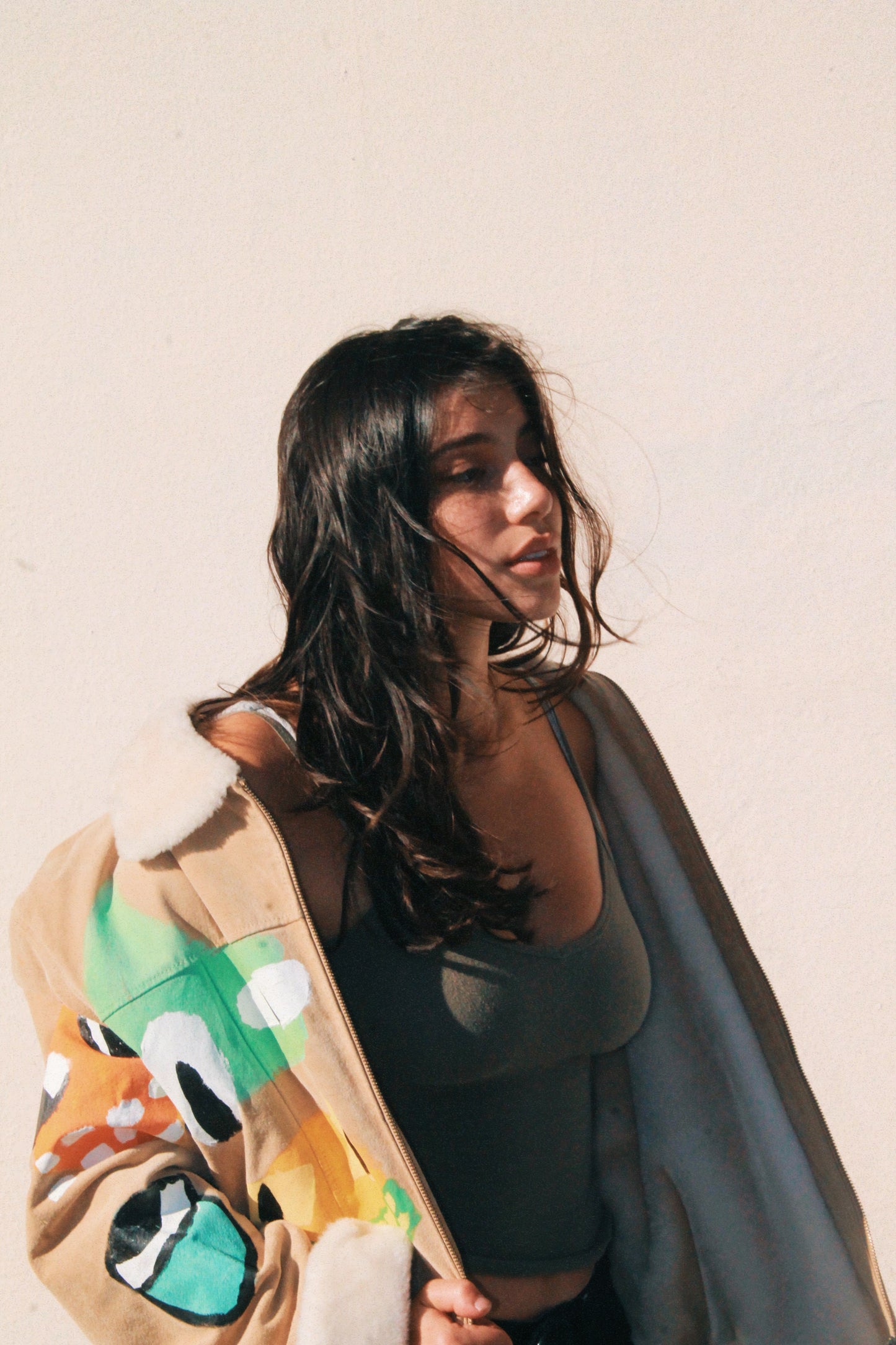 Fur Lined Plant Coat