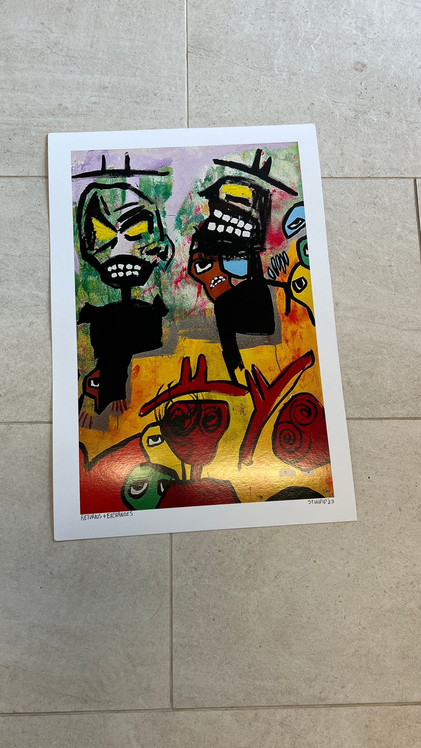 RETURNS + EXCHANGES POSTER