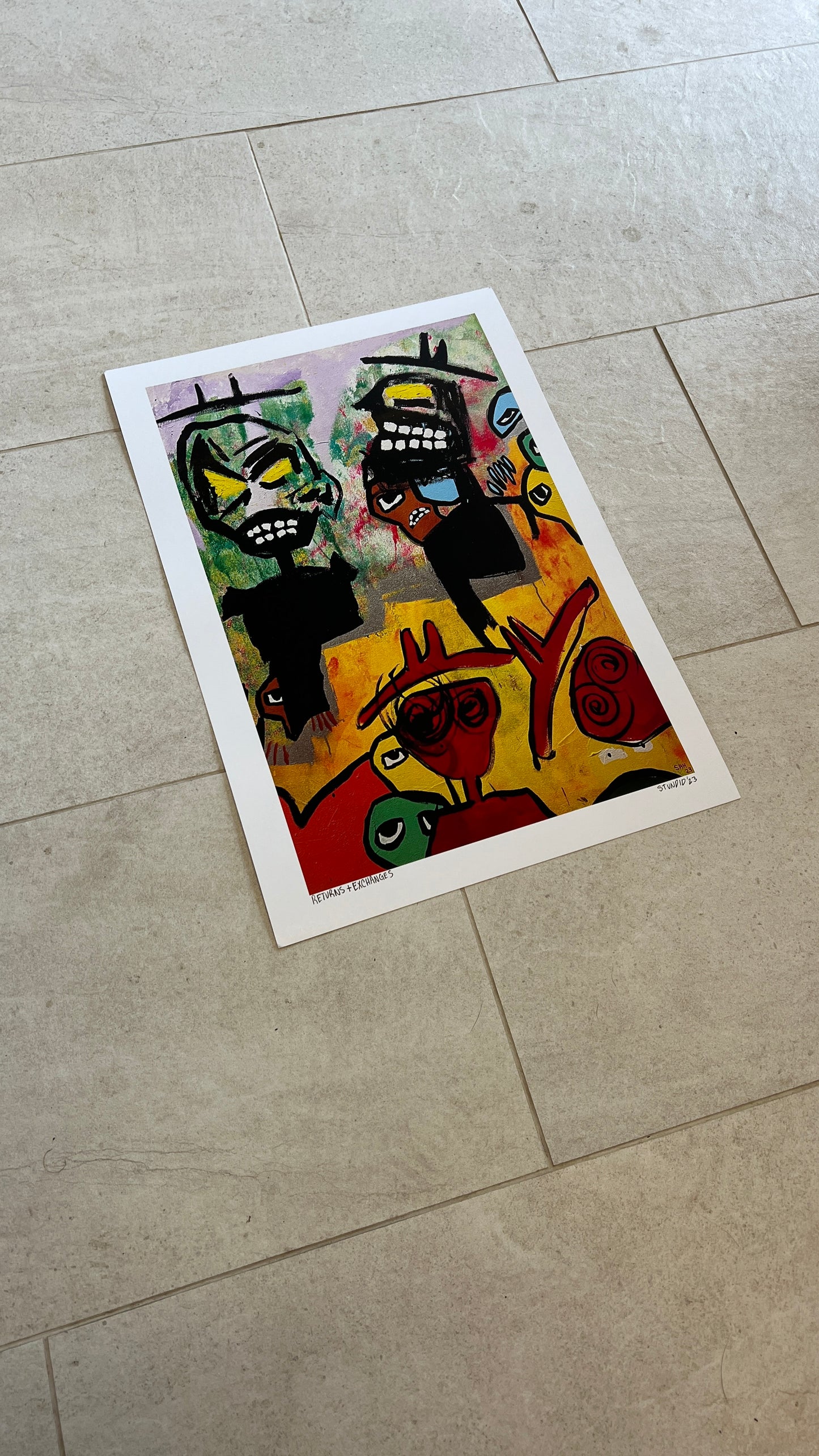 RETURNS + EXCHANGES POSTER