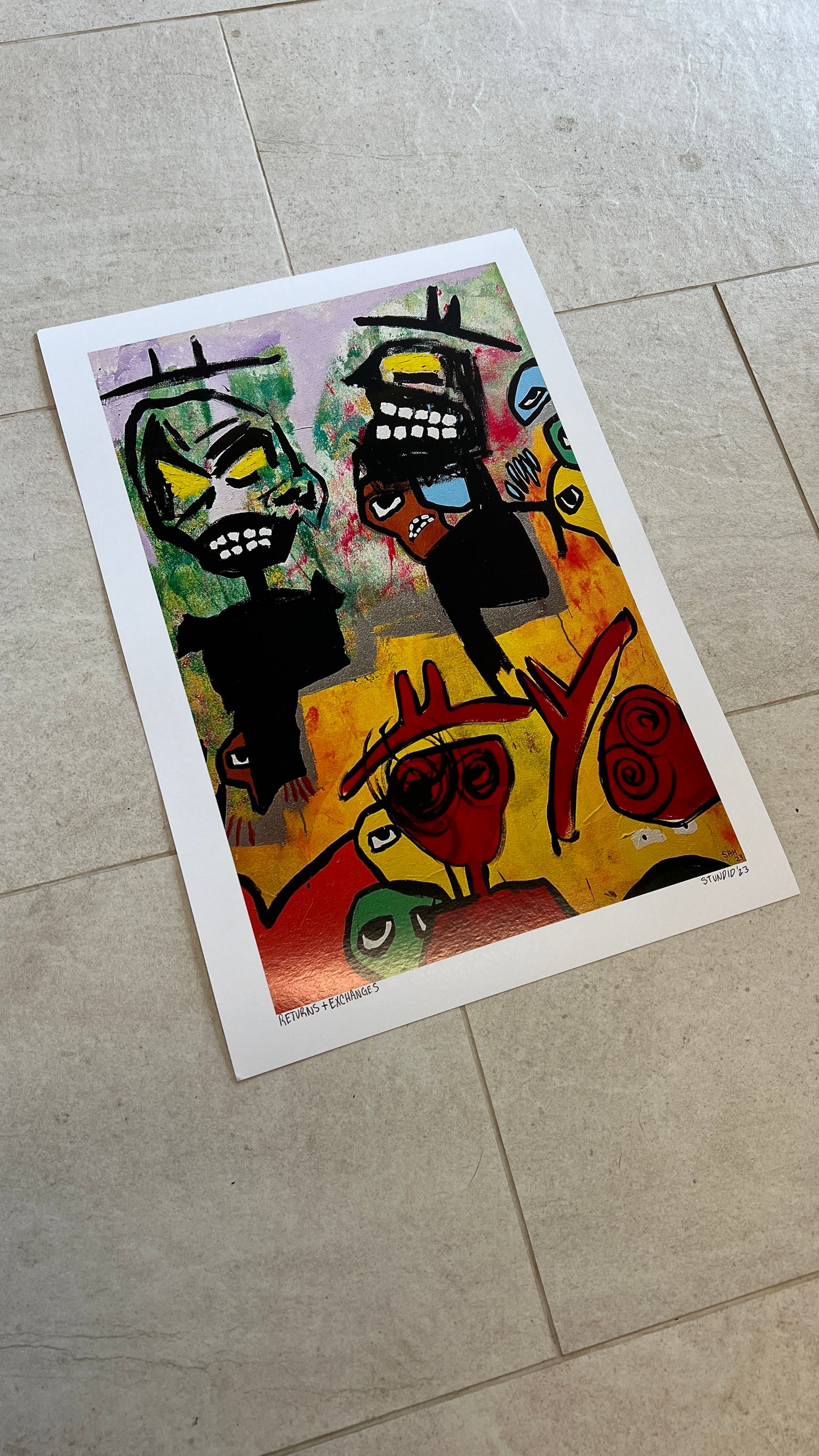 RETURNS + EXCHANGES POSTER