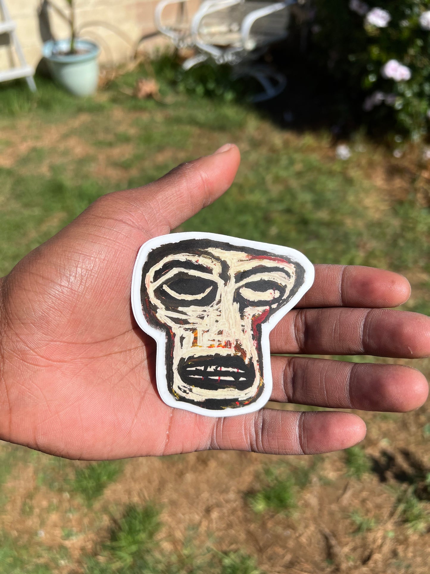 D Side Sticker