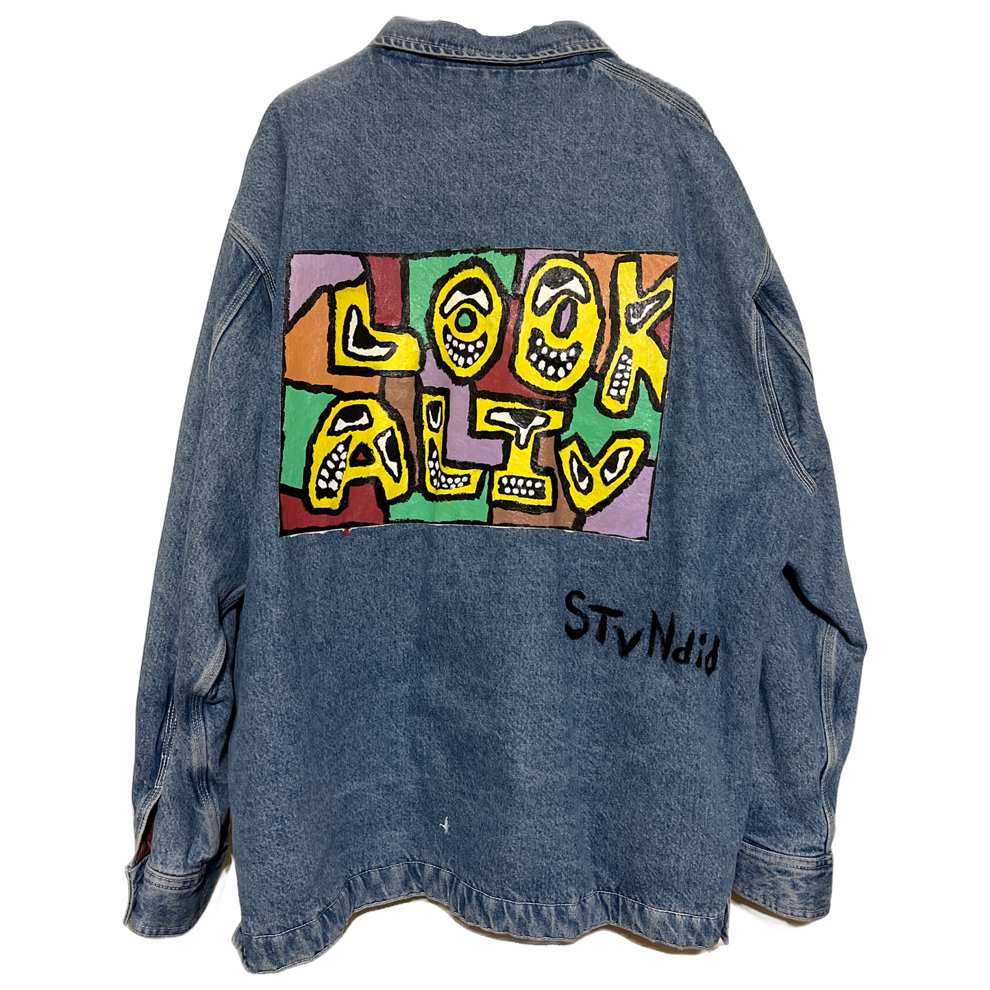 “Look Aliv” Sherpa Denim Coat