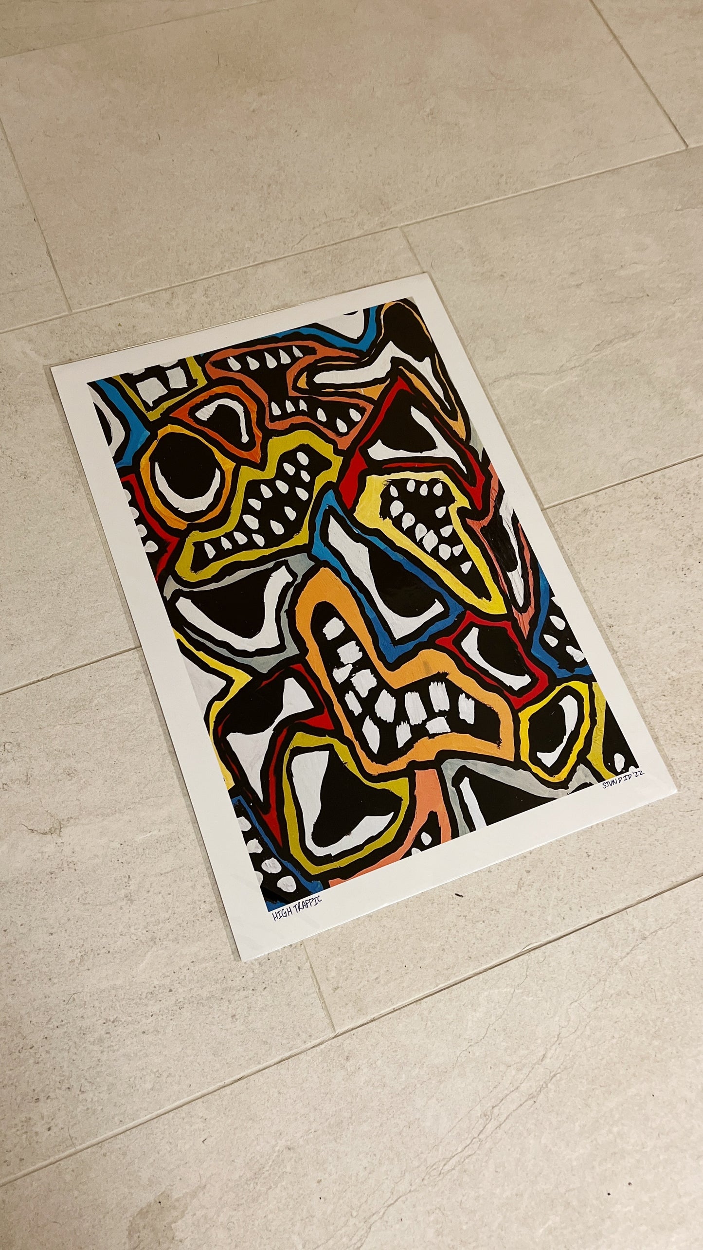 HIGH TRAFFIC POSTER